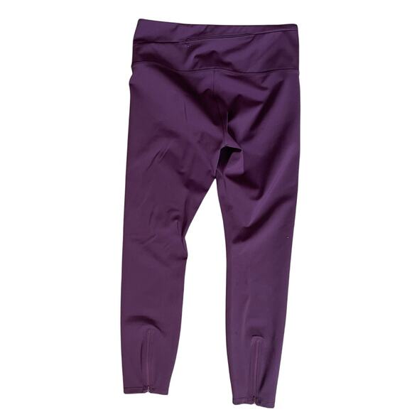 Outdoor Voices Sprint Thermal Legging Burgundy w/ Ankle Zip Size Medium - Picture 1 of 7